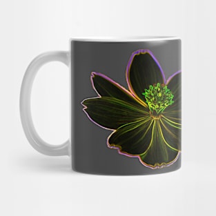 strange black flower Mug